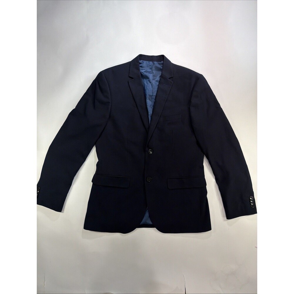 H&M Men’s Slim Fit Blazer Sport Coat Navy Blue Size 40R